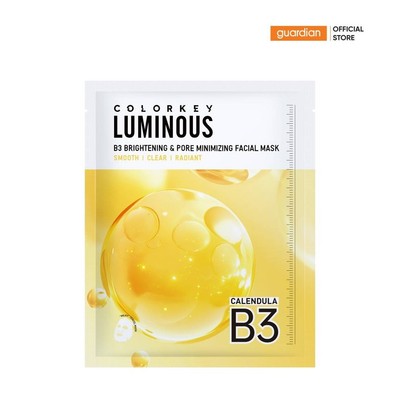 Mặt Nạ Se Khít Lỗ Chân Lông Và Sáng Da Colorkey Luminous B3 Brightening & Pore Minimizing Facial Mask 30Ml