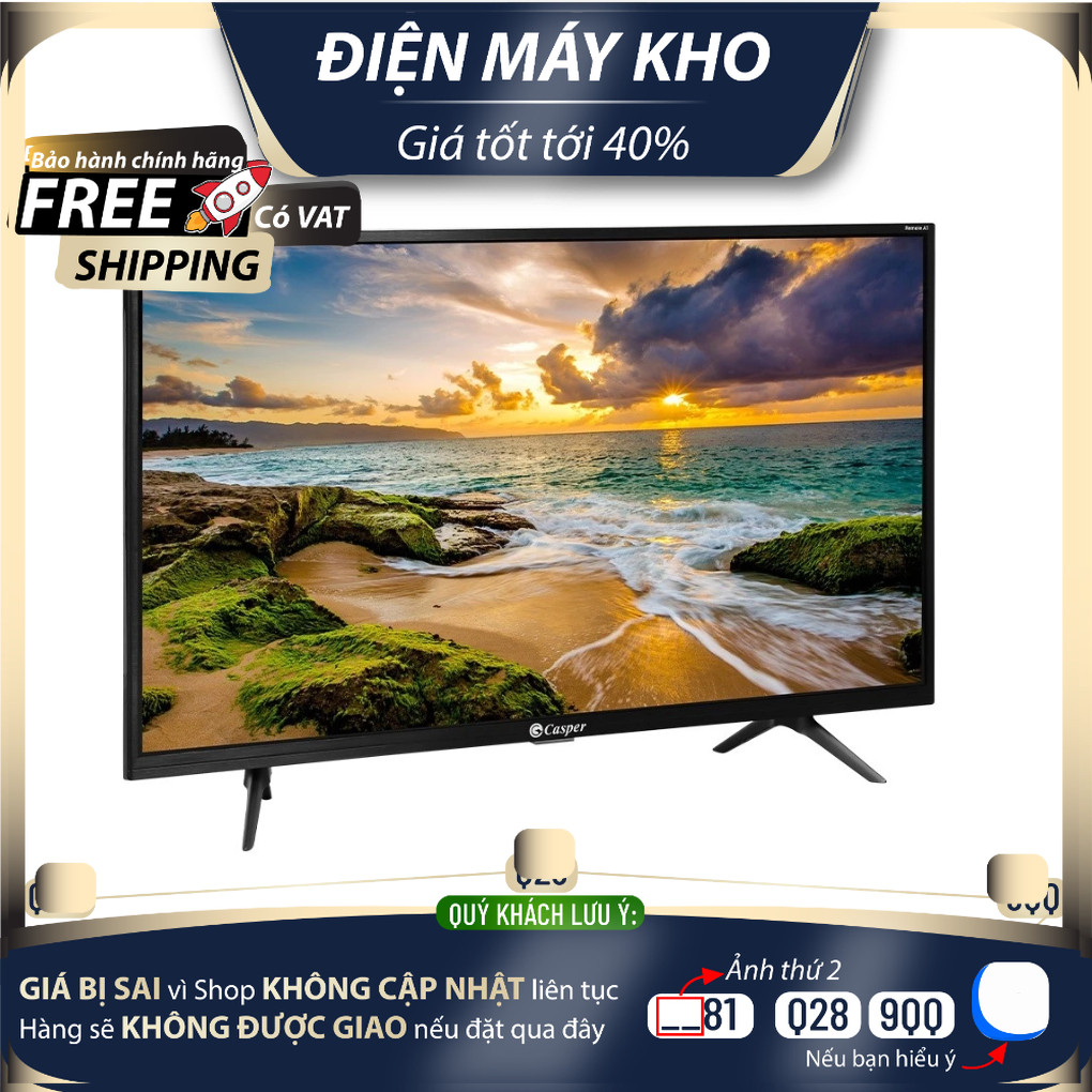 32HG5200 / E32HAC110 Smart Tivi Casper 32 inch - Bảo Hành Chính Hãng