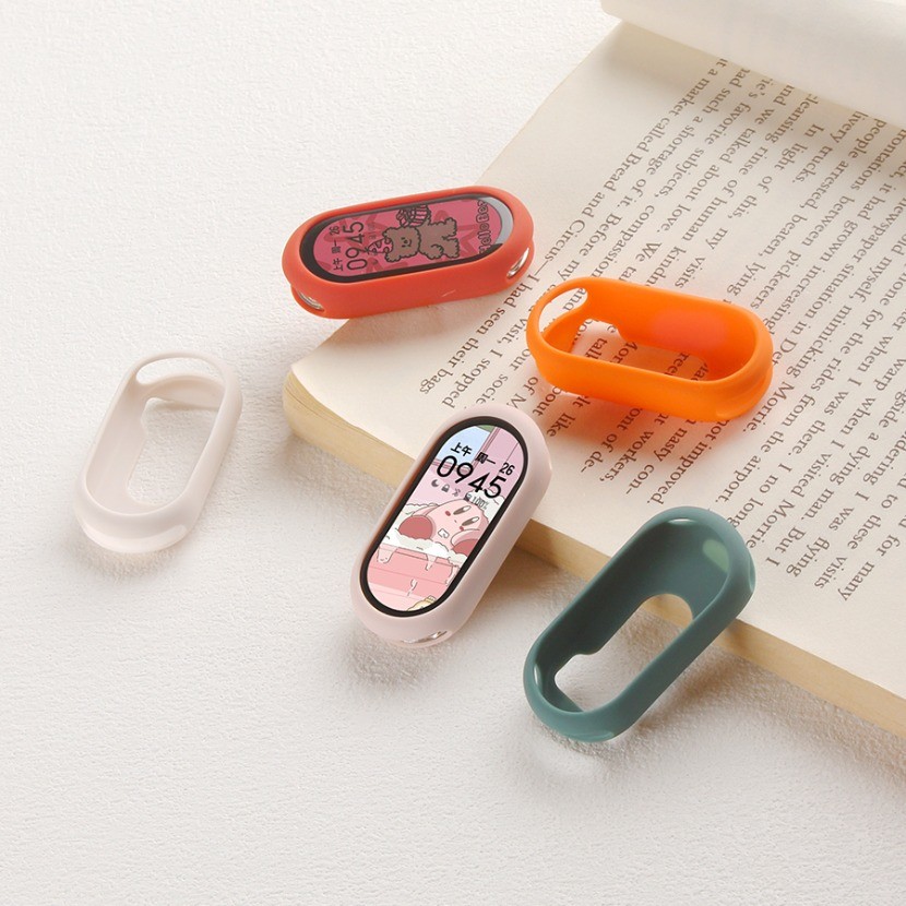 Dành Cho Xiaomi Band 10 9 8 Ốp Lưng Silicon Mềm Chống Sốc Ốp Lưng Vỏ Đồng Hồ Bảo Vệ Cho Mi Band10 Ph