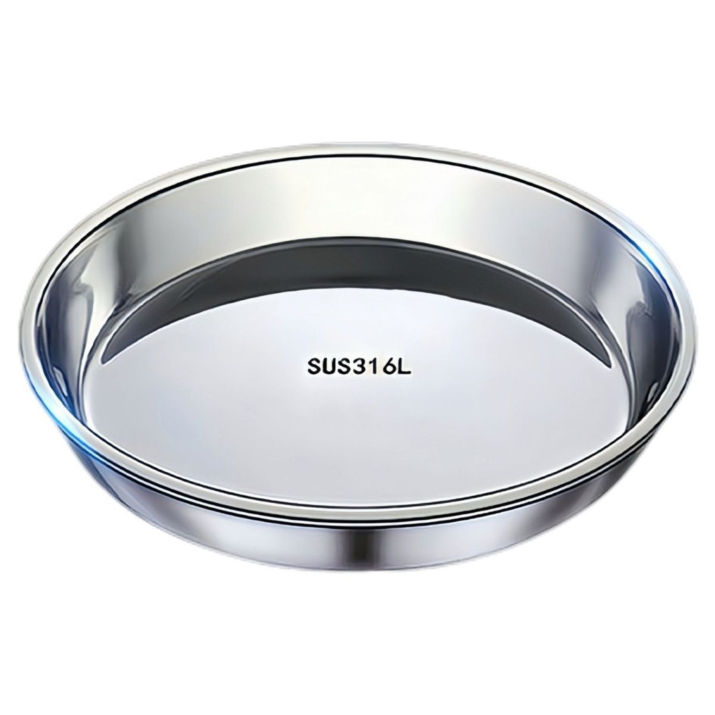 Đĩa thép không gỉ 316L dày đặc cho mì lạnh, đĩa mì gạo phẳng không dính dùng trong nhà, đĩa hấp, đĩa