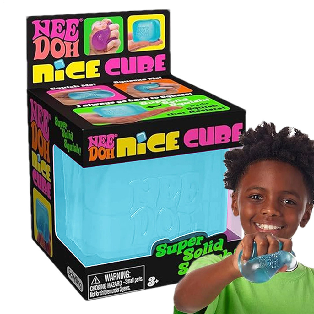 NeeDoh Nice Cube Stress Ball Sensory Toys Anxiety & Stress Relief Fidget Toys