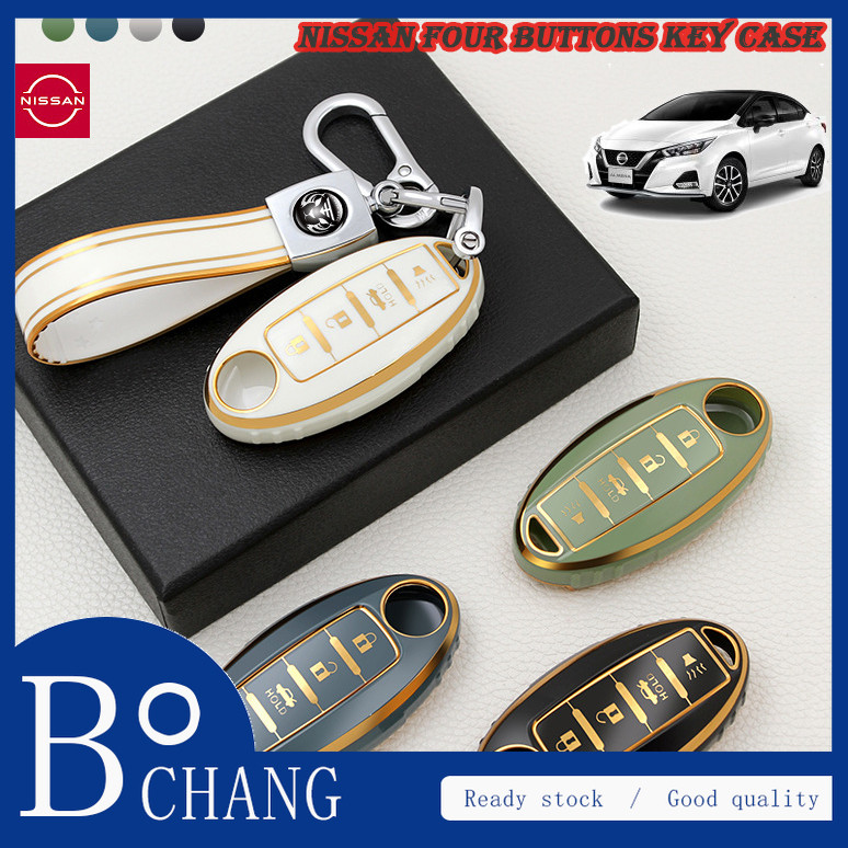 Ốp Chìa Khóa Cho NISSAN Móc Chìa Khóa Nissan Teana Almera X-Trail Sylphy Chìa Khóa Nissan Phụ Kiện N
