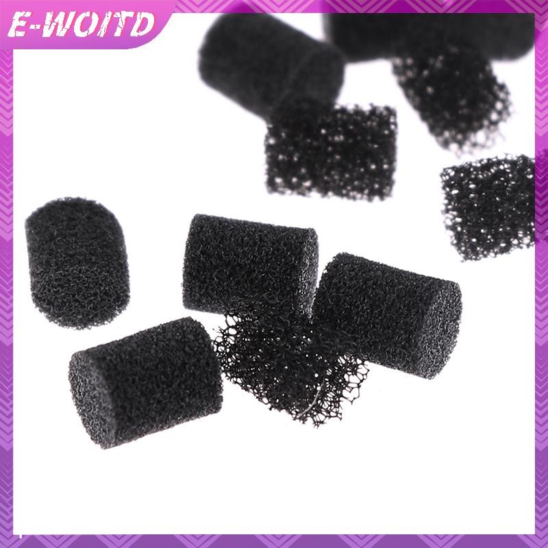 E-WOITD 10 Chiếc Cho Tai Nghe Giảm Chấn Bọt Biển Trong eare Chống Bụi Spong Lọc Âm Thanh Cotton Lưới