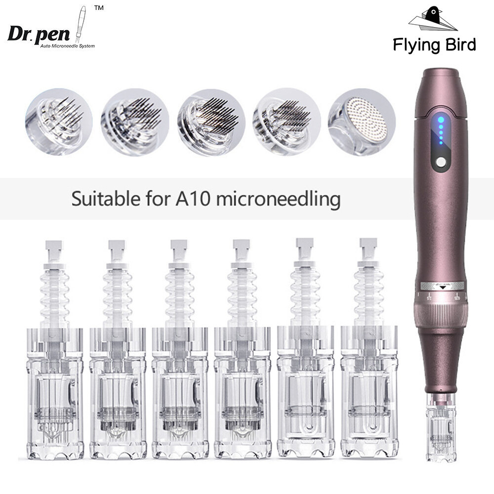Ultima Dr Pen A10 Hộp mực Inox Micro Dr Pen Chăm sóc da Derma Pen Hộp mực 12 / 24 / 36 / 42 Chân Nan