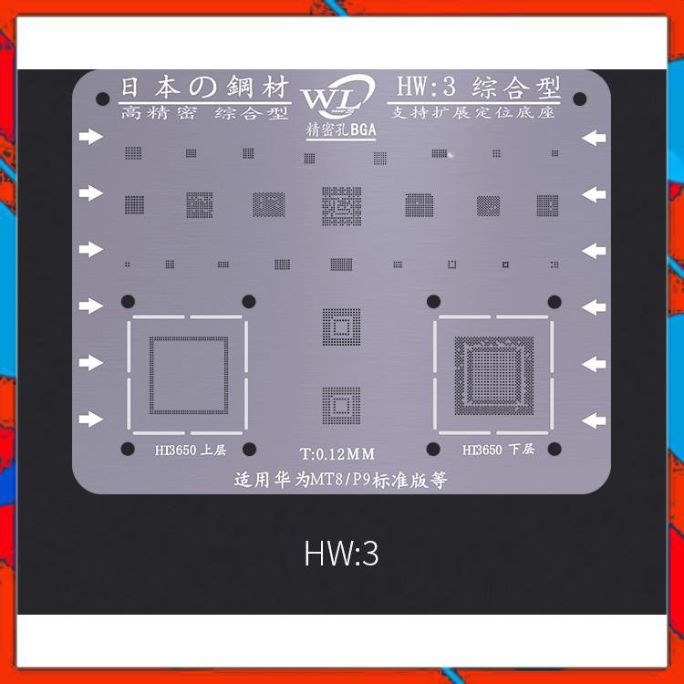 Vỉ làm chân HW:3 Full IC Huawei MT8/P9
