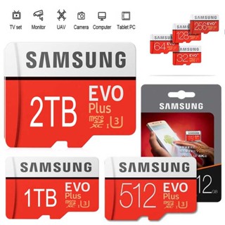 Thẻ Nhớ Samsung Pro Plus 512GB 256GB 128GB U3 V30 A2 Tốc Độ Cao UHS-I Class 10 Thẻ TF Thẻ Nhớ Pro PLUS Thẻ Micro SD Cho Điện Thoại Di Động Máy Tính camera Quan Sát 