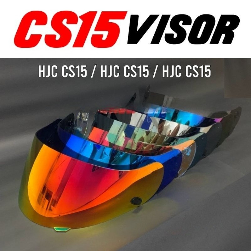 HJC CS 15 CS15 Trong Suốt Ánh Sáng Khói Đậm Ống Kính Đỏ Xanh Revo Vàng Bạc Gương Cầu Vồng