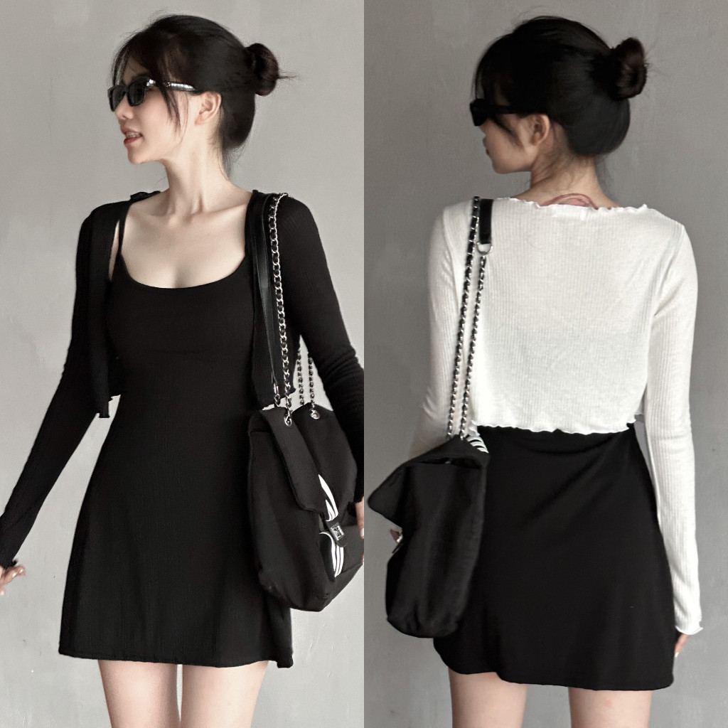 Áo Khoác Nhẹ Dáng Croptop Chất Thun Gân YUMI BÁN SỈ