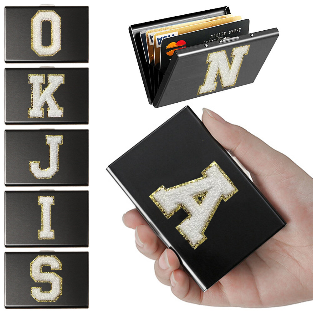 Card Case Card Wallet Card Holder Wallet Embroidered Logo