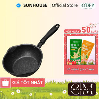 Chảo sâu lòng Sunhouse 20cm-28cm Chính hãng, miệng rót chống dính bếp từ vân đá dùng trên mọi loại bếp - CHEAP CMO