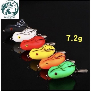  Mồi giả câu cá lóc Nhái hơi câu cá lóc Super Frog siêu nhậy AD-8 