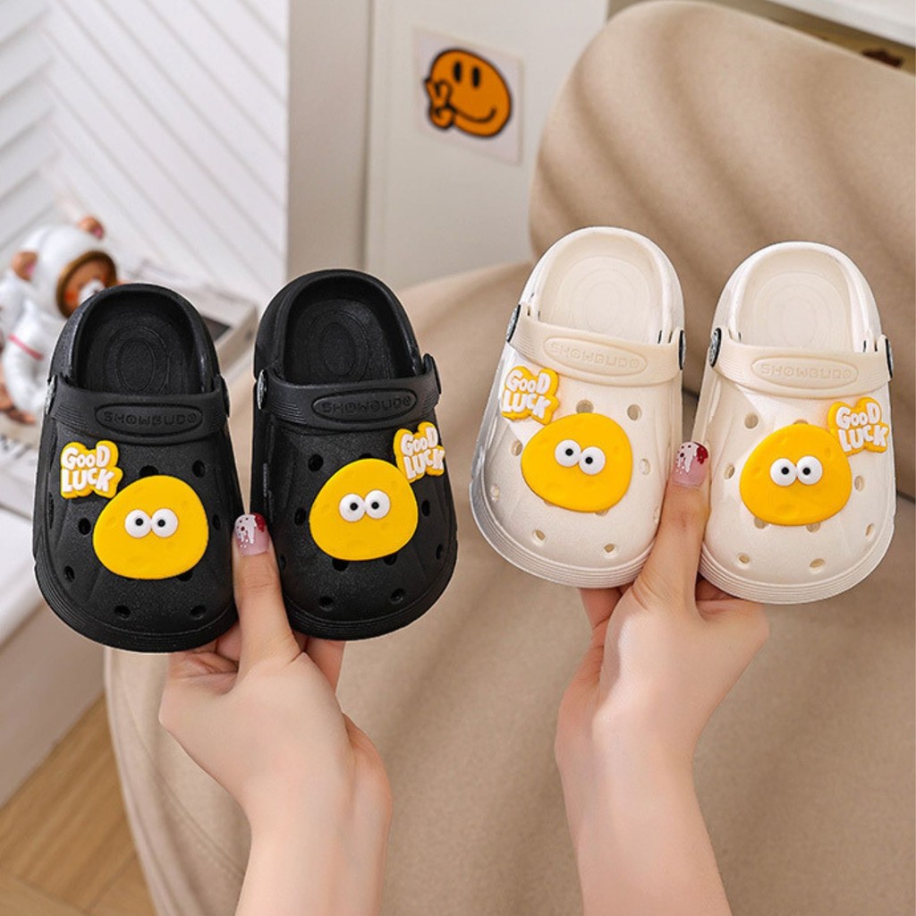 Dép trẻ em dép sục bé trai bé gái mềm êm chân hoạt hình đáng yêu bền đẹp chống trượt an toàn