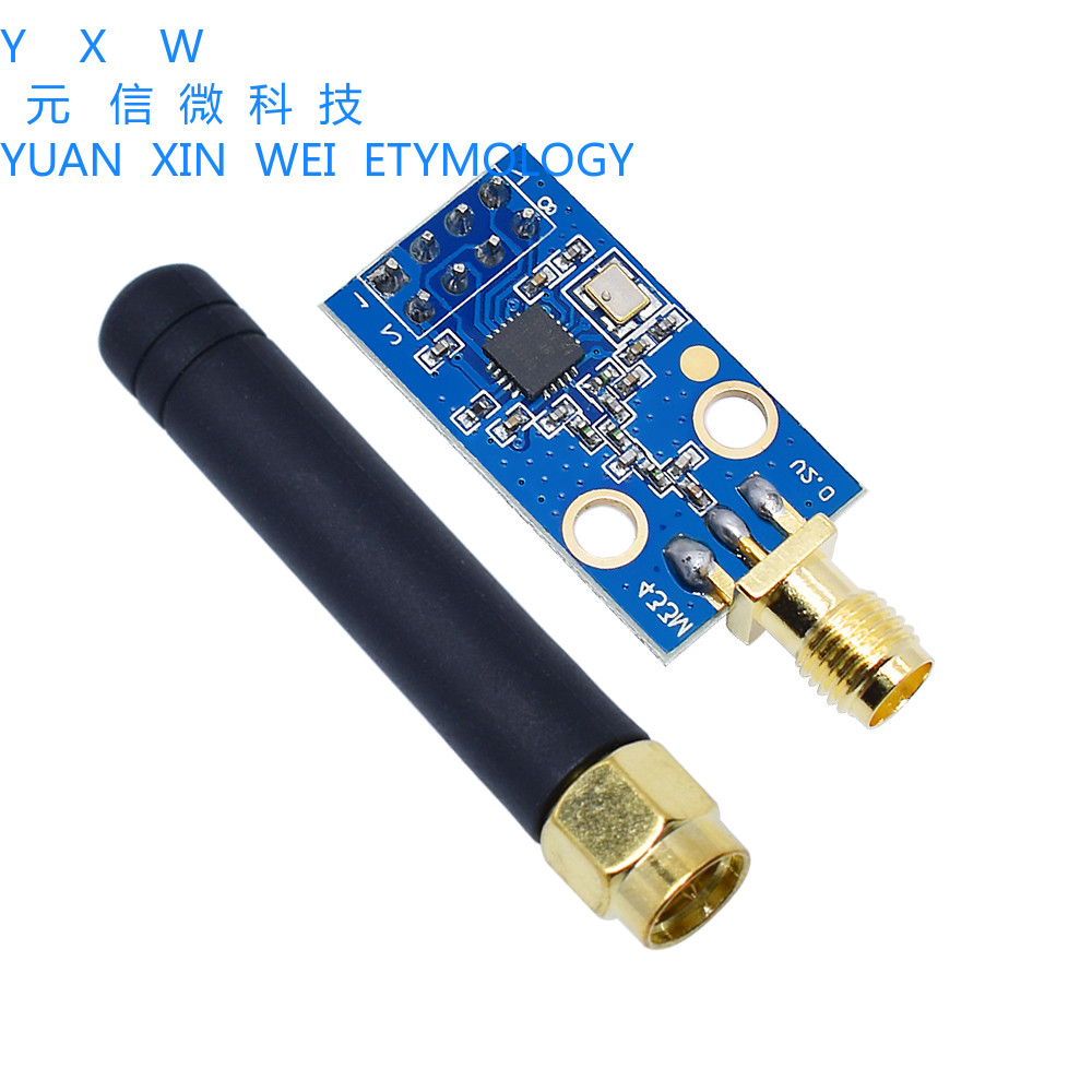 CC1101 Mô-đun không dây cấp công nghiệp Mô-đun thu phát truyền dữ liệu 433M Tăng cường SMA + Ăng-ten