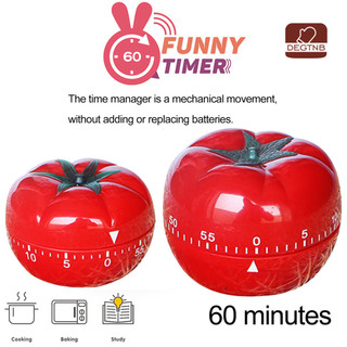 Degtnb-tomato Shape Nhà bếp Hẹn giờ nấu ăn Nhắc nhở Đồng hồ báo thức 1 phút đến 60 phút Đồng hồ đếm ngược có thể điều chỉnh Hẹn giờ cơ
