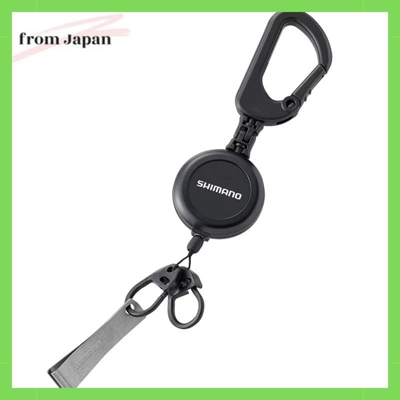 Shimano (SHIMANO) Carabiner Reel CR có dây cắt UH-213W Đen
