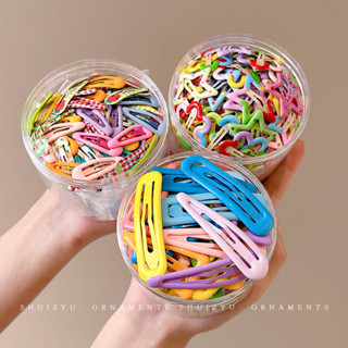 Bb Kẹp Cho Trẻ Em Bé Gái Phong Cách Mới Hoa Cầu Vồng Nước Giọt Tóc Bộ Nổ Kẹp Tóc