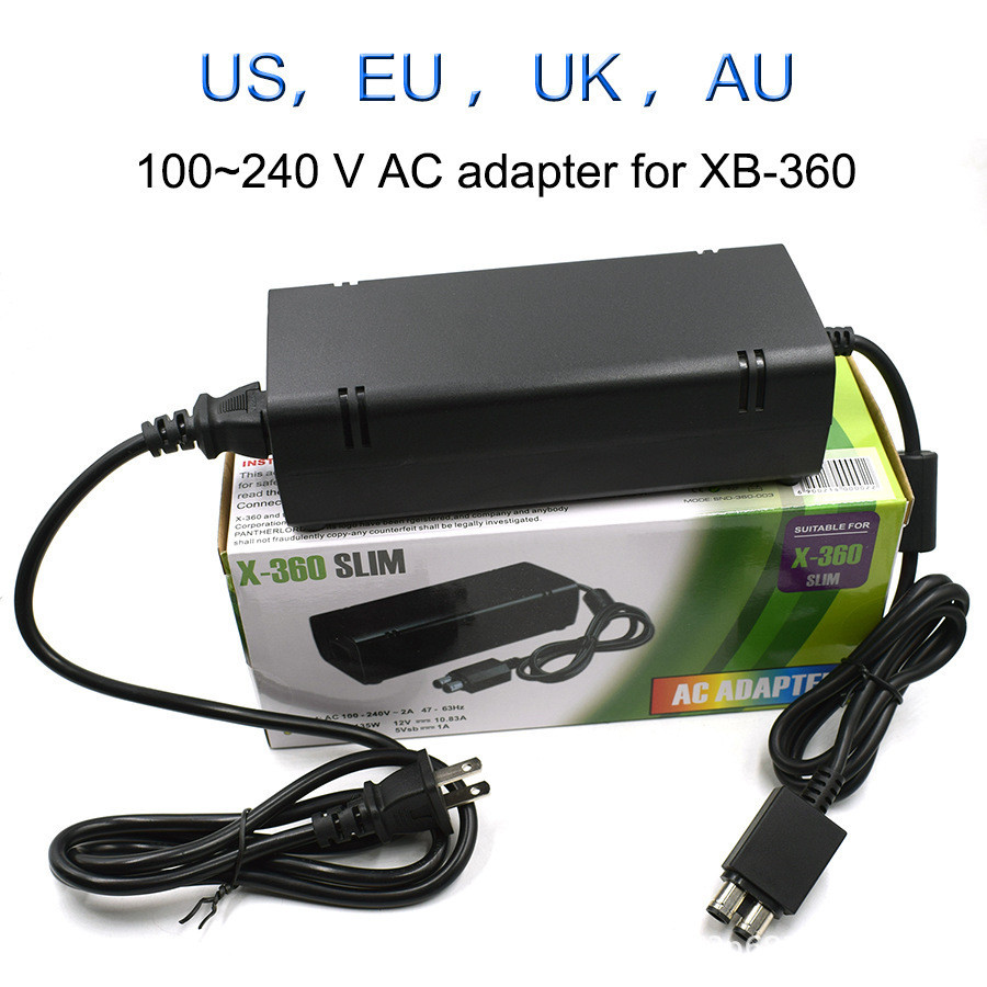Dành Cho XBOX360 SLIM Fire Ox XBOX360 SLIM Power Adapter XBOX360 SLIM Nguồn Điện