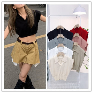 Ozunzun Thời Trang Phong Cách Retro Cổ Áo Sơ Mi Dưới Lưng 7714