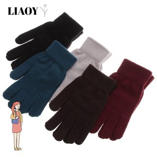 Quà tặng dệt kim len LIAOY Găng tay giữ ấm cổ tay giữ nhiệt ấm mùa đông