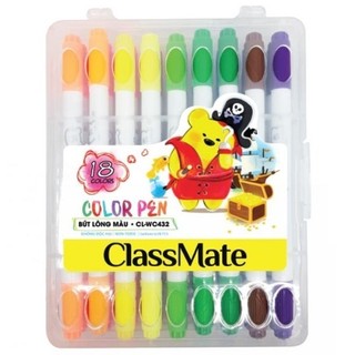 Hộp bút dạ màu 18 màu classmate cl-wc432