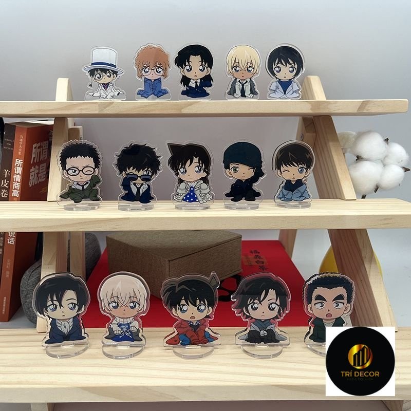Standee THÁM TỬ LỪNG DANH CONAN Detective Conan ver TRẺ CON 3cm chibi acrylic standee anime mica tra