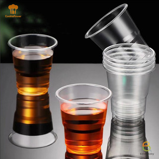 Kittenbaby 50 Chiếc Cốc Nhựa Trong Suốt Dùng Một Lần Dã Ngoại Ngoài Trời Sinh Nhật Nhà Bếp Đảng Bộ Đồ Ăn Đảng Cốc Nhựa Cho Đồ Uống Lạnh Mới
