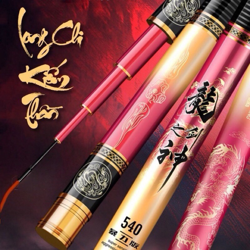 Cần Câu Tay Woding Long Chi Kiếm Thần 28-19i- Cần Câu Đơn, Cần Câu Đài Chuyên Săn Hàng Cao Cấp tuanf