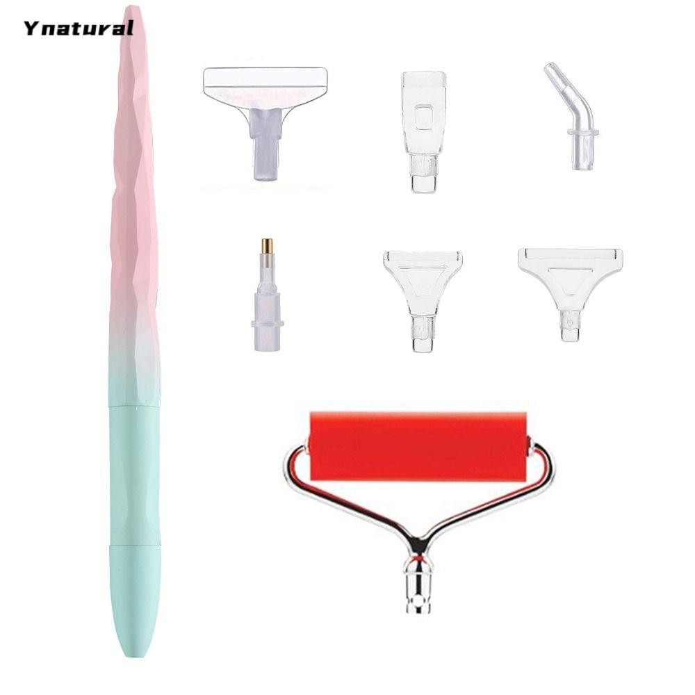 Bút khoan điểm bằng nhựa YNATURAL, Bộ dụng cụ đầu bút đa vị Thay thế đầu bút Bút vẽ kim cương, Đầu c