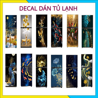 Decal dán tủ lạnh, máy giặt , dán tường... keo chắc chắc, hình ảnh in nét, không phai màu.