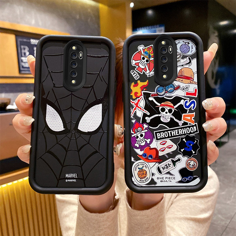 ốp lưng oppo reno 2f Ốp điện thoại One Piece Spider-Man cho ốp lưng oppo reno 2f dễ thương