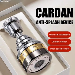 Hàng sẵn Đầu vòi rửa bát tăng áp đồng thau inox 304 cao cấp 3 Chế độ phun cực mạnh, xoay 360