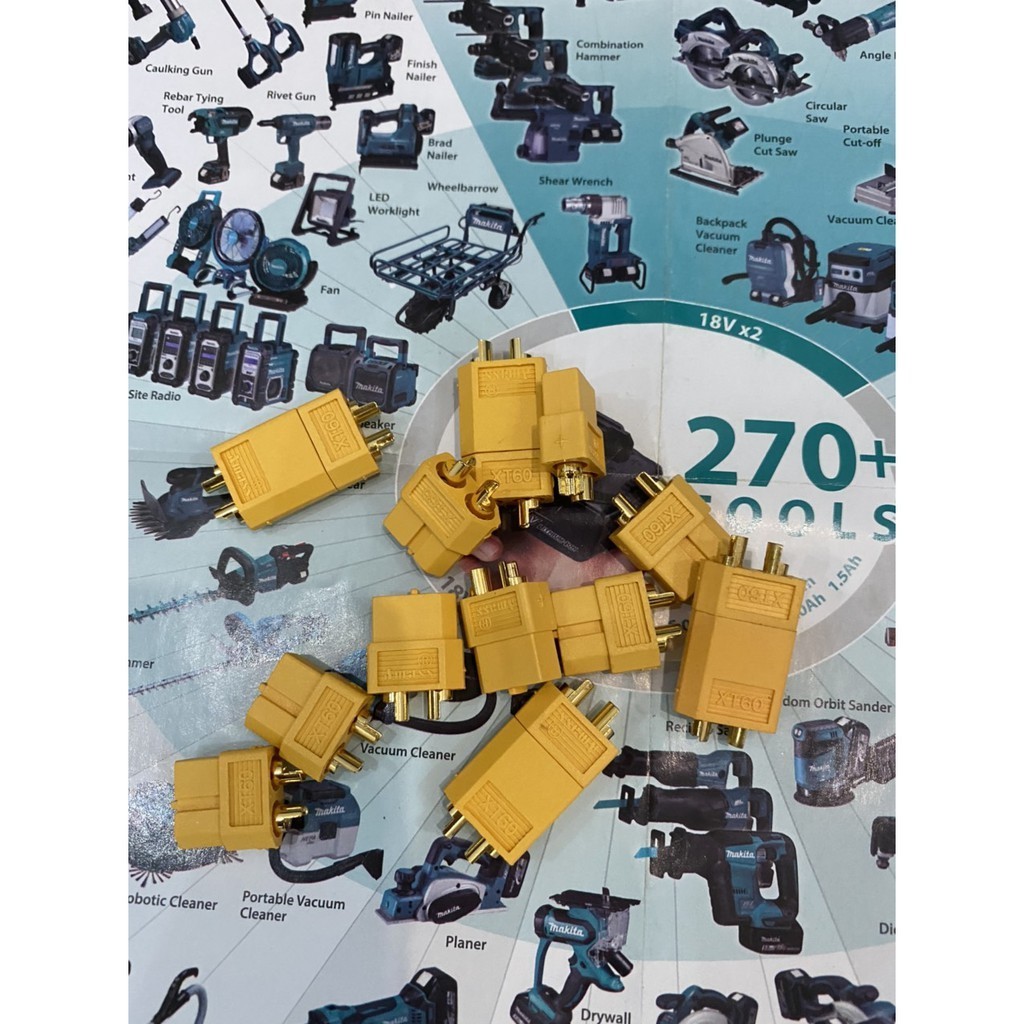 Jack XT60 (Jack esc và jack Pin).