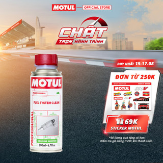 Phụ gia vệ sinh hệ thống nhiên liệu xe máy - FUEL SYSTEM CLEAN MOTO 200ml