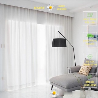 [ Có sẵn] Rèm voan trắng trang trí decor, rèm voan dán tường siêu tiện lợi