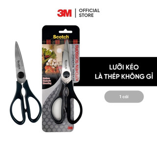 Kéo nhà bếp đa năng 3M™ Scotch™, lưỡi kéo sắc bén, chống gỉ sét, vỉ 1 cái, cao cấp, có khả năng kháng khuẩn