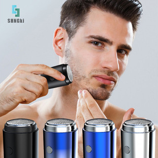 [Shngki] Máy cạo râu điện Mini dành cho nam Chuyến đi công tác Máy cạo râu có thể sạc lại USB Máy cạo râu TypeC Công cụ làm sạch da mặt [MỚI]