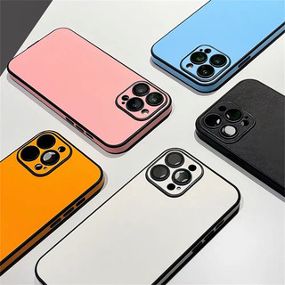 Ốp lưng màu trơn đơn giản thời trang cho IPhone 16 Pro Max 15 14 11 13 12 Pro Max