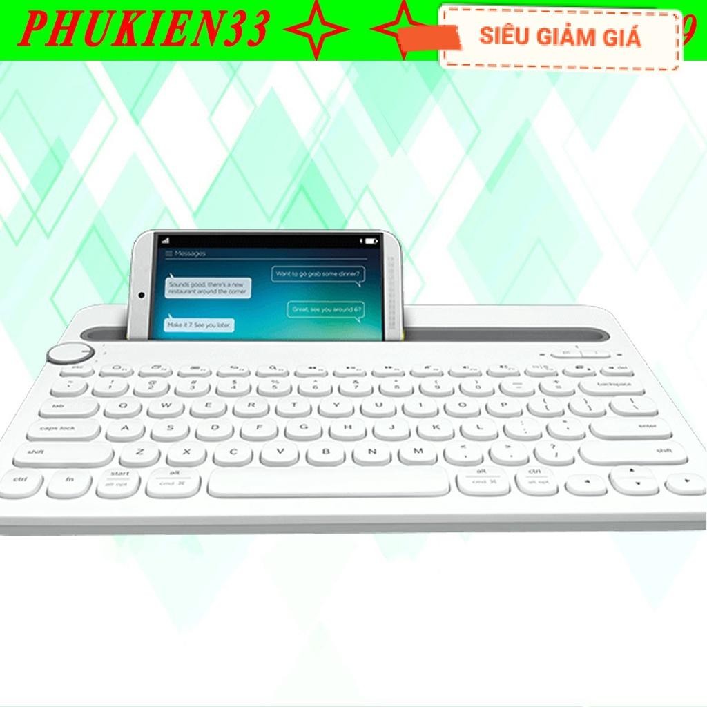 Bàn phím Bluetooth đa thiết bị Logitech K480 [Đen-Trắng]