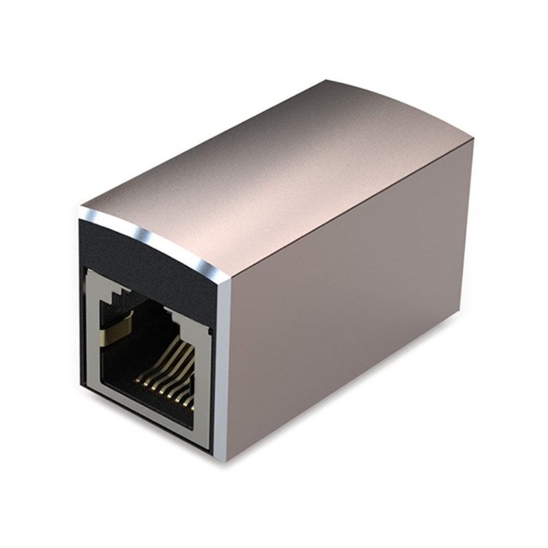 Đường RJ45 Ethernet Coupler RJ45 Đầu nối nam sang nữ cho Cat8 Cat7 Cat6 Cat5