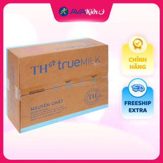 Thùng 48 bịch sữa tươi tiệt trùng TH true MILK không đường 220 ml (từ 1 tuổi)