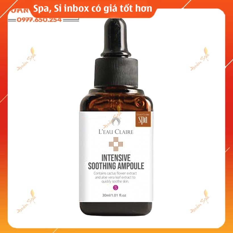 Ampoule Làm Dịu Phục Hồi Da Sau Xâm Lấn Leau Claire – Intensive Soothing Ampoule Leau Claire