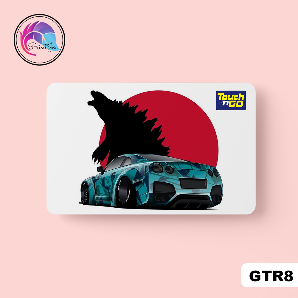 NISSAN GTR - Miếng Dán Thẻ ATM | SKIN ATM, Sticker Card, Thẻ Chung Cư Trang Trí - Chất Liệu Decal Vi