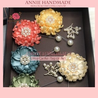 Cài Áo Hoa Cúc Ruy Băng [HANN HANDMADE - HOACAIAODEP.COM]