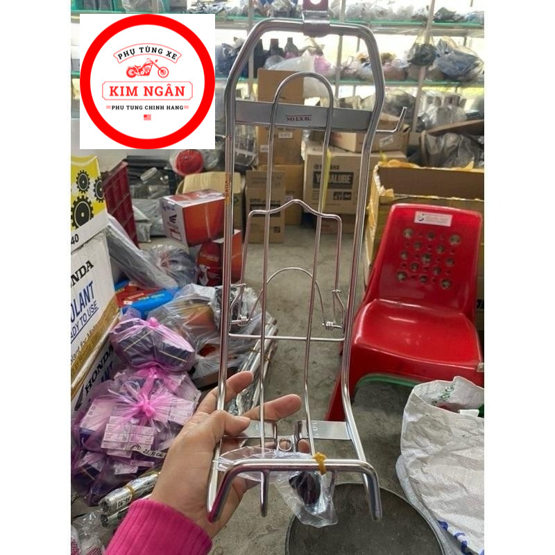 Baga giữa INOX xe Nouvo LX 4, Nouvo 5 gọng tròn 8 li hàng chất lượng