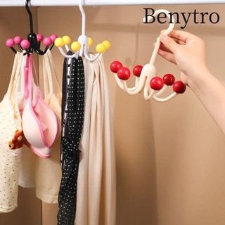 Benytro Móc treo quần áo gia đình BENYTRO, với 6 quả bóng đa chức năng 360°Móc Xoay, Di Động Di Động Tiết Kiệm Không Gian Dopamine Khăn Buộc Hiển Thị Giá Áo Ngực Khăn Mũ Túi