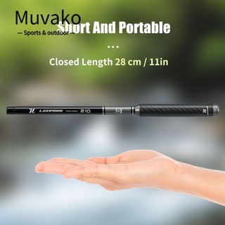 Cần câu cá MUVAKO siêu nhẹ, chất liệu carbon cao cấp, chiều dài từ 1.6m đến 2.7m, phù hợp cho việc câu cá pike và bass