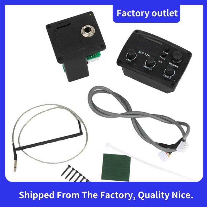 Acoustic Guitar EQ Preamp với Digital Procedding Tuner 3 Band EQ Equalizer với Tuner Guitar Pickup