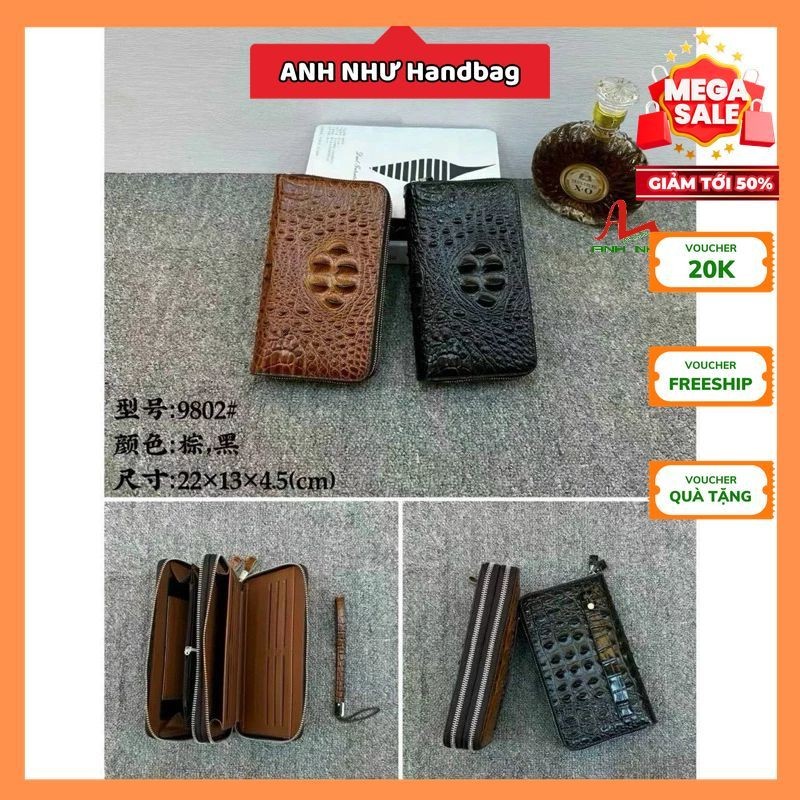 Cầm tay Nam thời trang cao cấp, size 22cm hottend Nam tính quý phái, Đi công tác đi chơi,da đẹp phong cách hàn quốc 2025