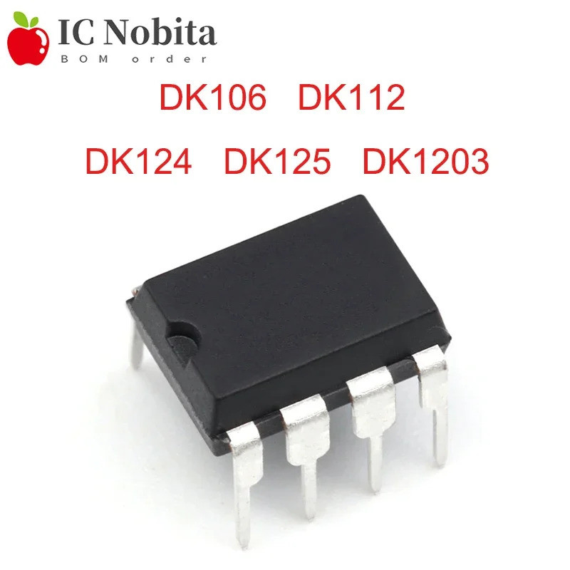 10 CHIẾC DK106 DK112 DIP DK124 DK125 DK1203 DIP-8 Chip điện IC TRCA Mới