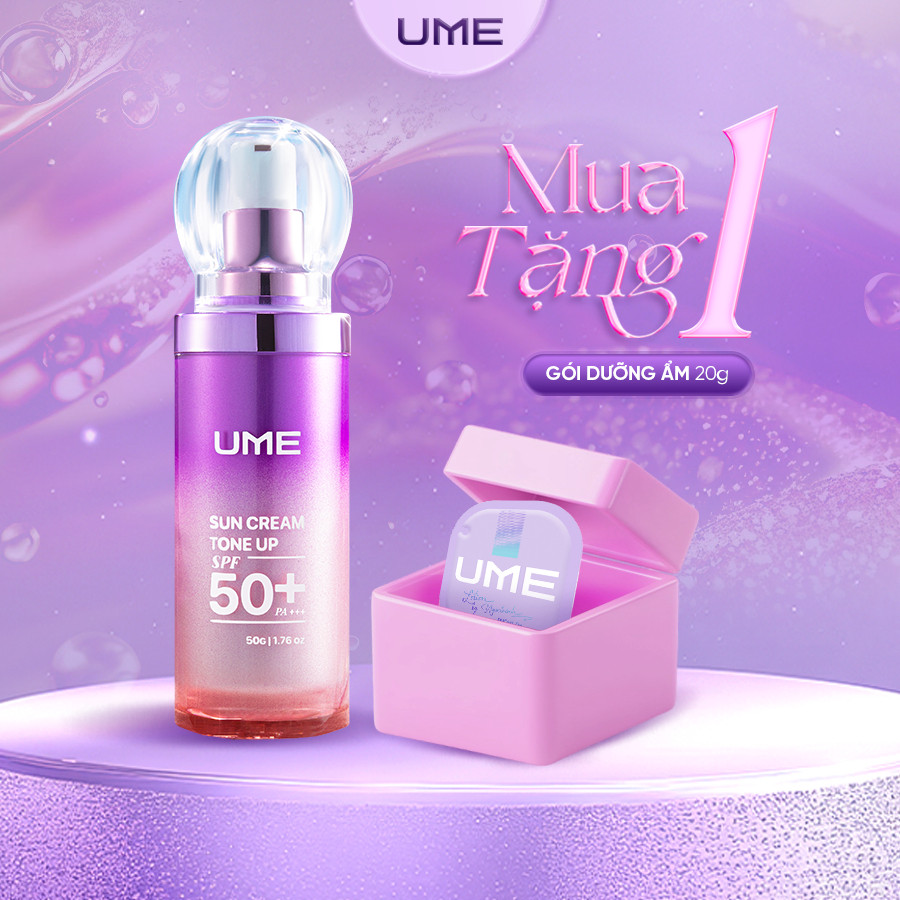  Kem Chống Nắng Nâng Tone UME Ngọc Trinh Kem Chống Nắng Cho Mặt SPF 50+ Chai 50ml 